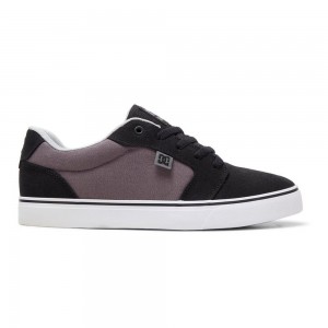 DC Shoes Anvil Skate Sko Herre Sort Grå | FUKR-39182