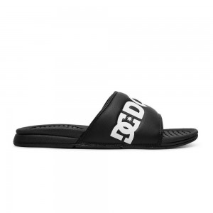 DC Shoes Bolsa Sandaler Herre Sort Hvide | AZJS-97015