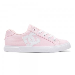 DC Shoes Chelsea Skate Sko Dame Lyserød Hvide | BKCR-68935