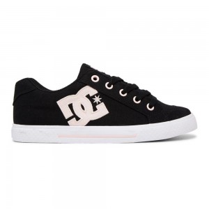 DC Shoes Chelsea Skate Sko Dame Sort Lyserød | XYBN-50372