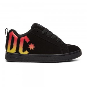 DC Shoes Court Graffik Skate Sko Herre Sort | DKFW-10367