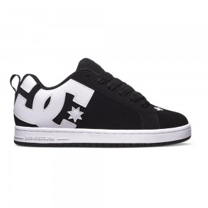 DC Shoes Court Graffik Skate Sko Herre Sort Hvide | YIEZ-38724