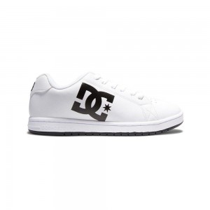 DC Shoes Gaveler Skate Sko Herre Hvide Sort | LPZD-98213