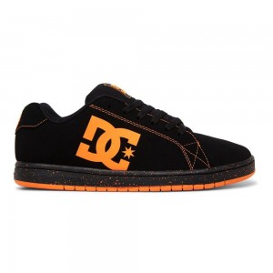 DC Shoes Gaveler Skate Sko Herre Sort Orange | IKEZ-92817