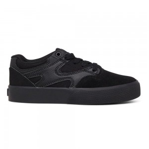 DC Shoes Kalis Vulc Skate Sko Børn Sort | OCJZ-65403