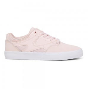 DC Shoes Kalis Vulc Skate Sko Dame Lyserød | KZCO-47061