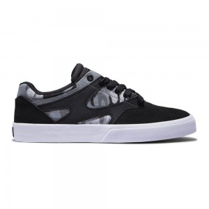 DC Shoes Kalis Vulc Skate Sko Herre Sort | SHOK-50782