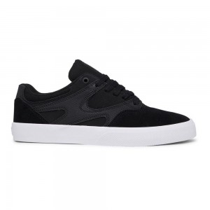 DC Shoes Kalis Vulc Skate Sko Herre Sort | EIVS-80267