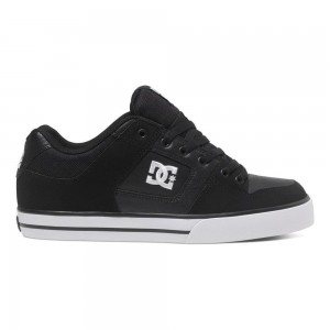 DC Shoes Pure Skate Sko Herre Sort Hvide | CHRX-85912