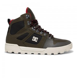 DC Shoes Pure Støvler Herre Grøn Sort | FXOW-24536