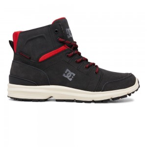 DC Shoes Torstein Støvler Herre Sort Rød | EHZK-90432