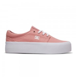 DC Shoes Trase TX Skate Sko Dame Lyserød | LHXZ-23470