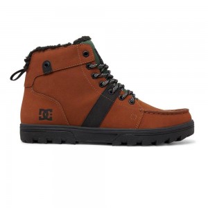 DC Shoes Woodland Støvler Herre Brune Grøn | GLHC-07538