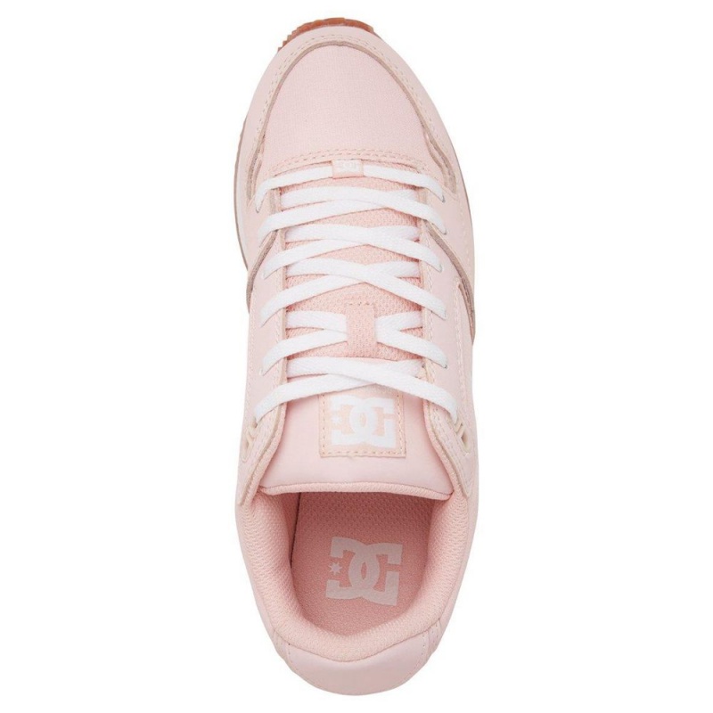 DC Shoes Alias Sportssko Dame Lyserød Hvide | JARN-13287