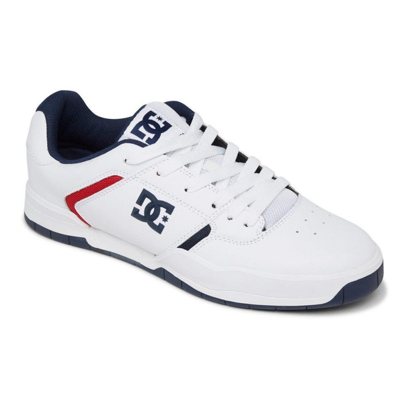 DC Shoes Central Sportssko Herre Hvide Blå | NCGQ-85179