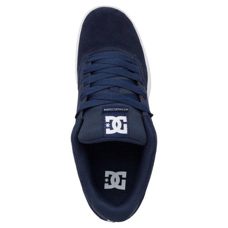 DC Shoes Central Sportssko Herre Mørkeblå Hvide | UJZF-97346