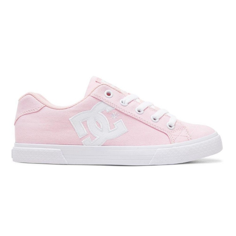 DC Shoes Chelsea Skate Sko Dame Lyserød Hvide | BKCR-68935