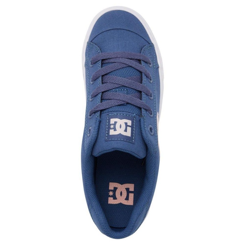 DC Shoes Chelsea Skate Sko Dame Mørkeblå Lyserød | LBNQ-84236