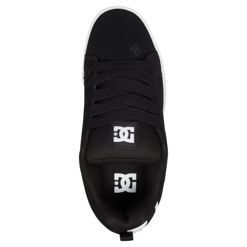 DC Shoes Court Graffik Skate Sko Herre Sort Hvide | ZDGV-08956