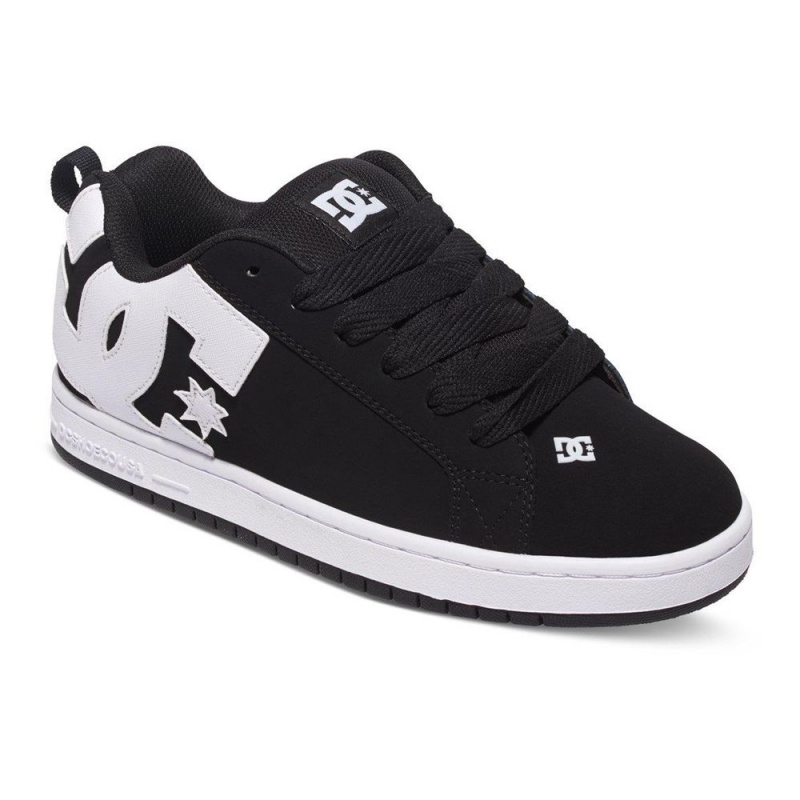 DC Shoes Court Graffik Skate Sko Herre Sort Hvide | YIEZ-38724