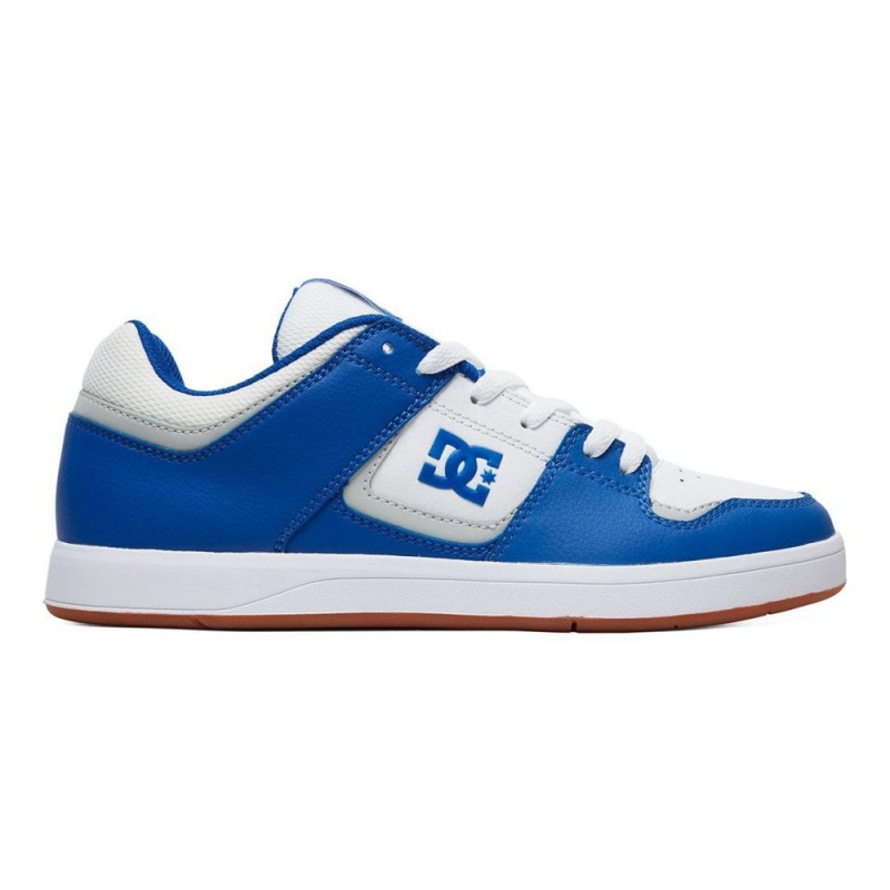 DC Shoes Cure Skate Sko Herre Blå Hvide | WVYK-47523