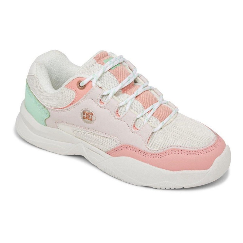 DC Shoes Decel Sportssko Dame Grå Lyserød | IDQV-25084