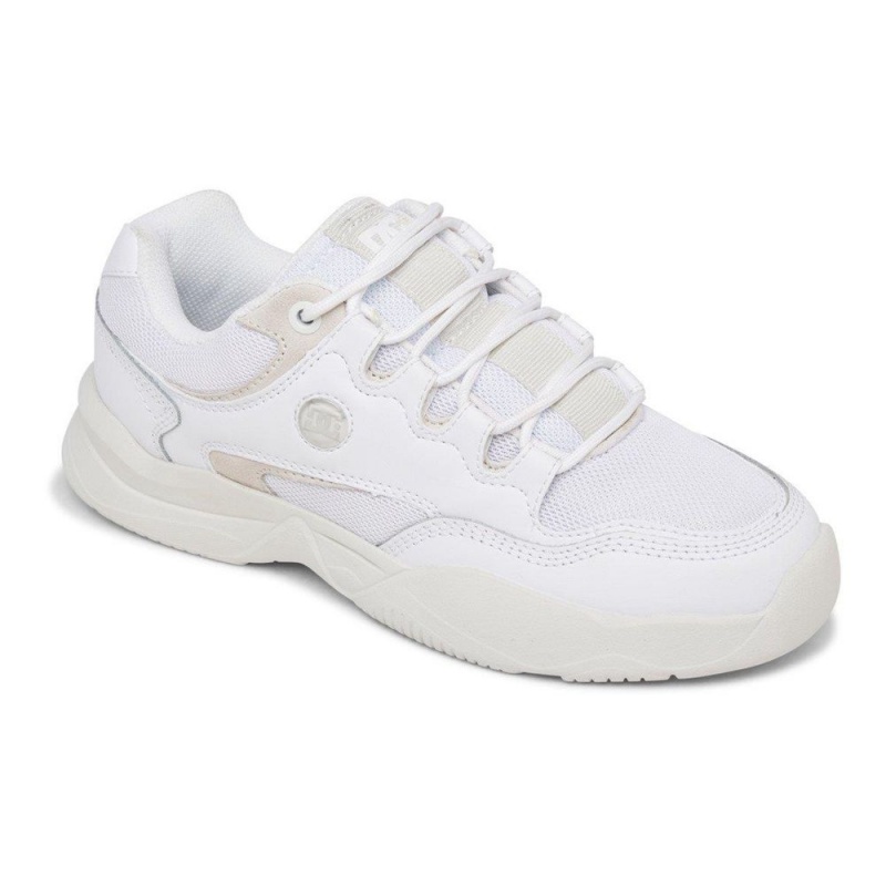 DC Shoes Decel Sportssko Dame Hvide Grå | VWCD-86142