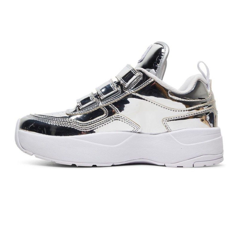 DC Shoes E.Tribeka Sportssko Dame Sølv | LAXB-61285