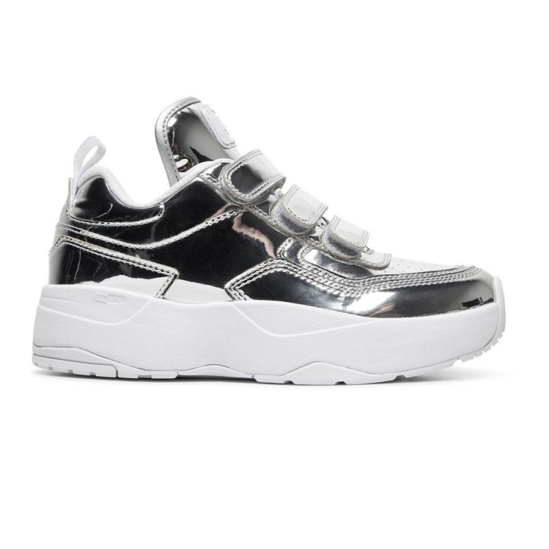 DC Shoes E.Tribeka Sportssko Dame Sølv | LAXB-61285