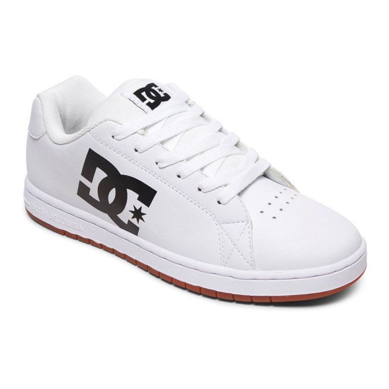 DC Shoes Gaveler Skate Sko Herre Hvide Sort | GCYI-83726