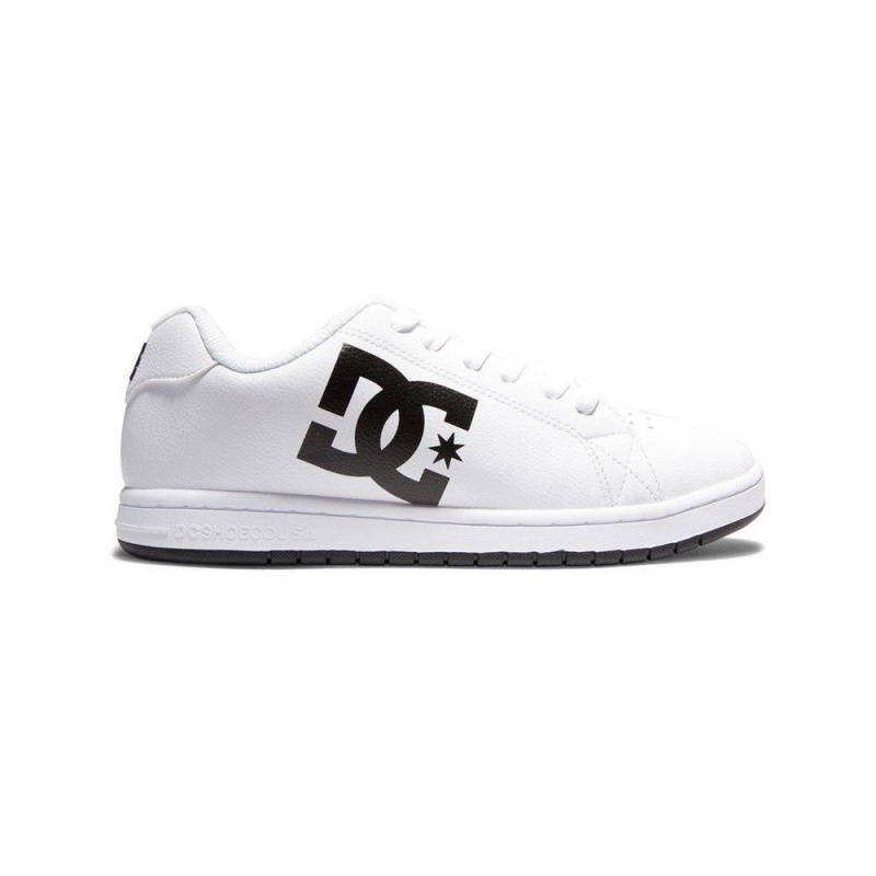 DC Shoes Gaveler Skate Sko Herre Hvide Sort | LPZD-98213