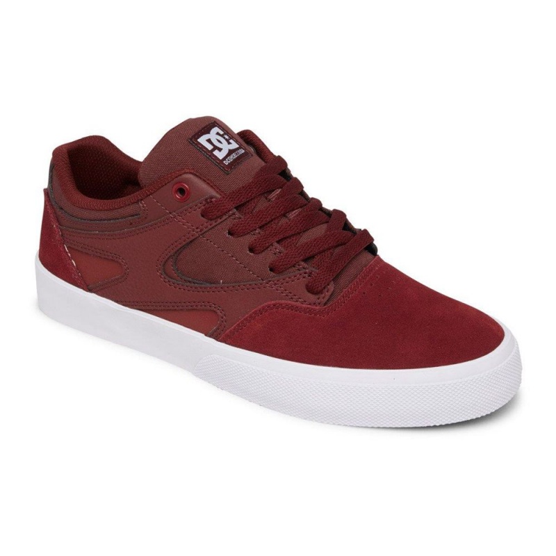 DC Shoes Kalis Vulc Skate Sko Herre Rød | AHNM-18257