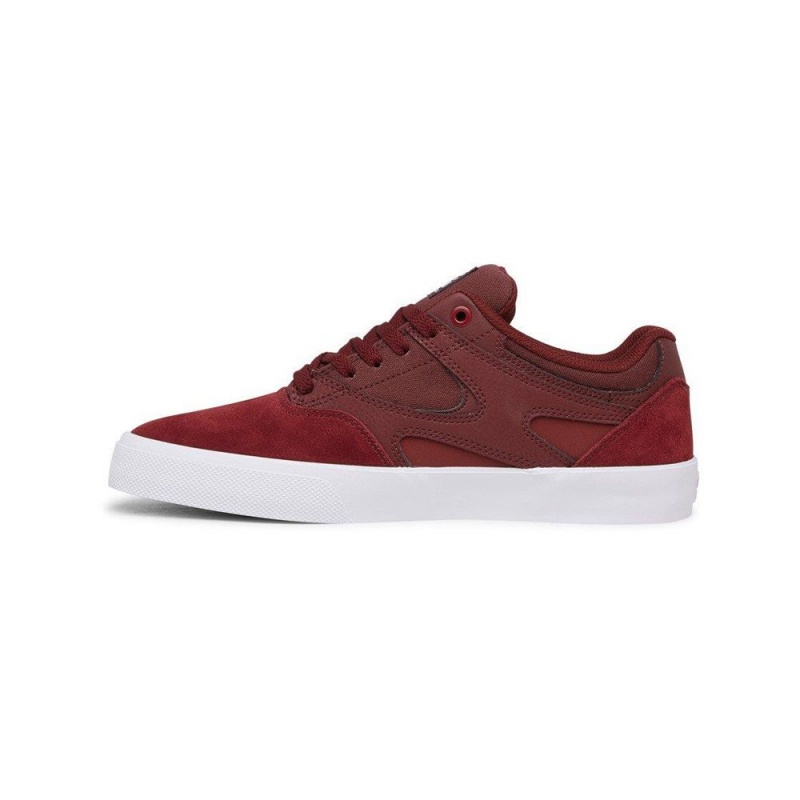 DC Shoes Kalis Vulc Skate Sko Herre Rød | AHNM-18257