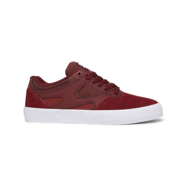 DC Shoes Kalis Vulc Skate Sko Herre Rød | AHNM-18257