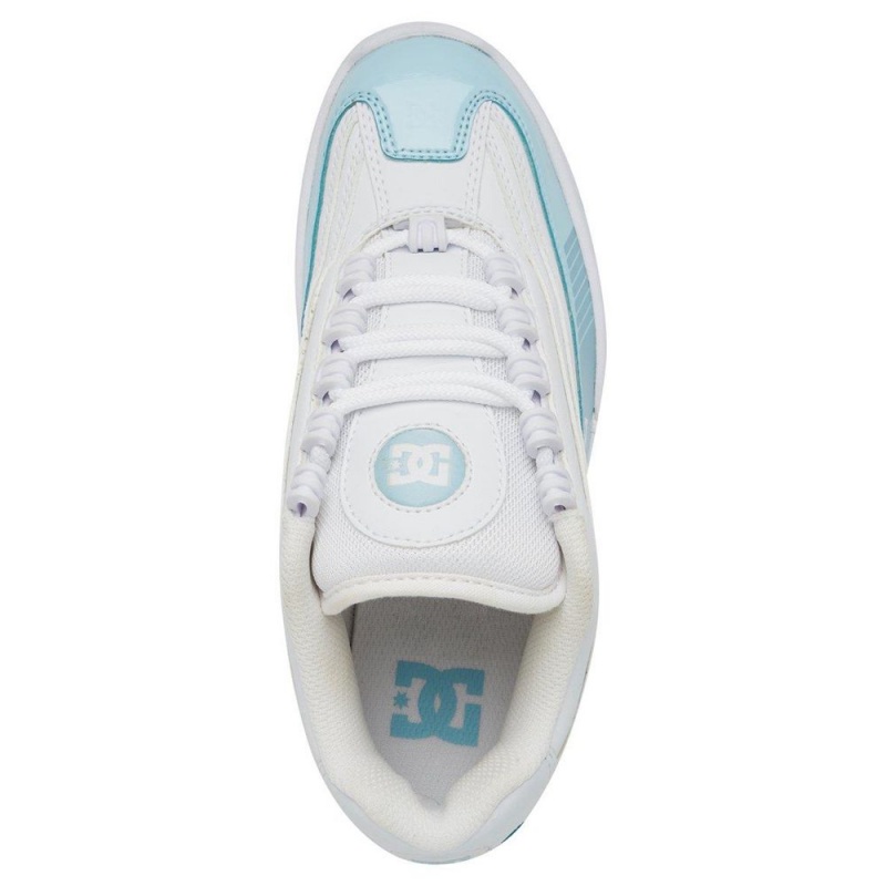 DC Shoes Legacy Lite Sportssko Dame Hvide Blå | PTJF-78563