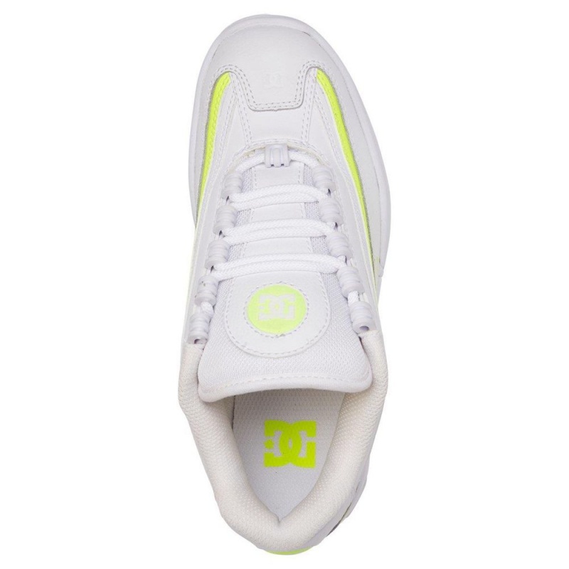 DC Shoes Legacy Lite Sportssko Dame Hvide Gul | KJSV-36452