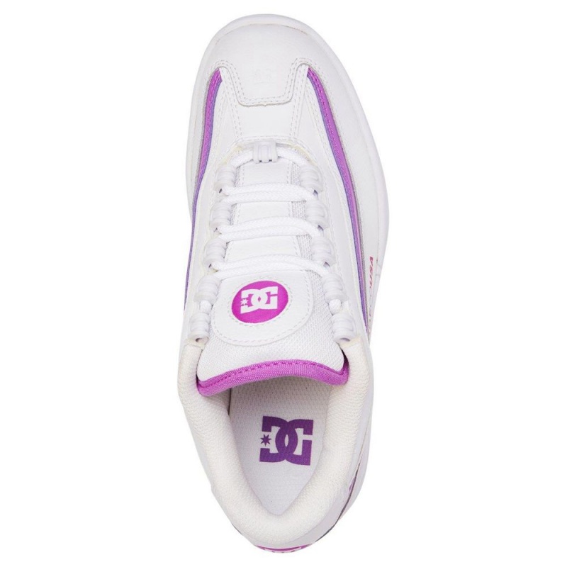 DC Shoes Legacy Lite Sportssko Dame Hvide Lilla | CYMF-43820