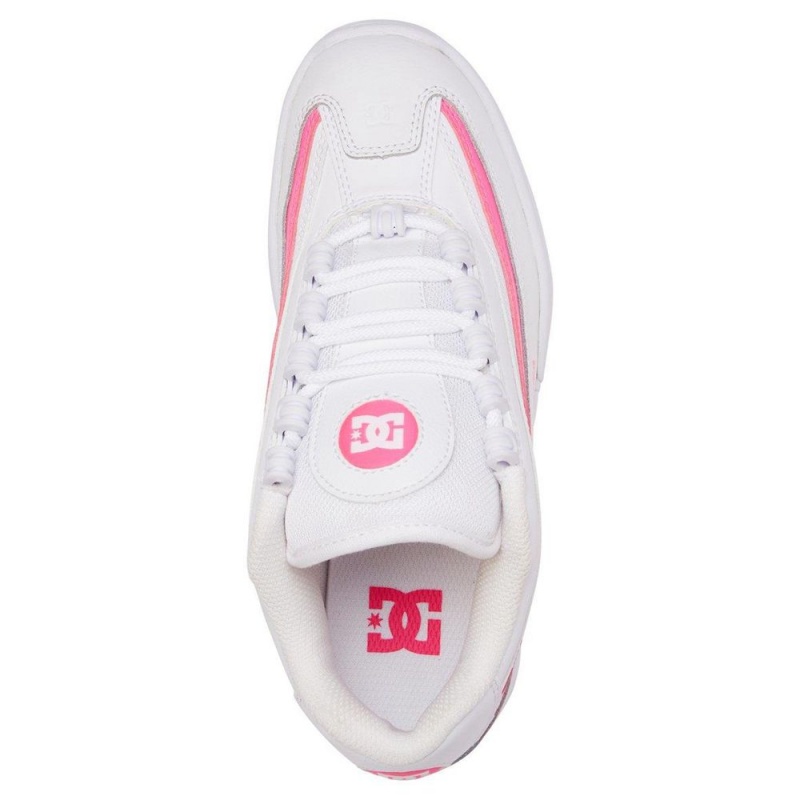 DC Shoes Legacy Lite Sportssko Dame Hvide Lyserød | UKOE-93825