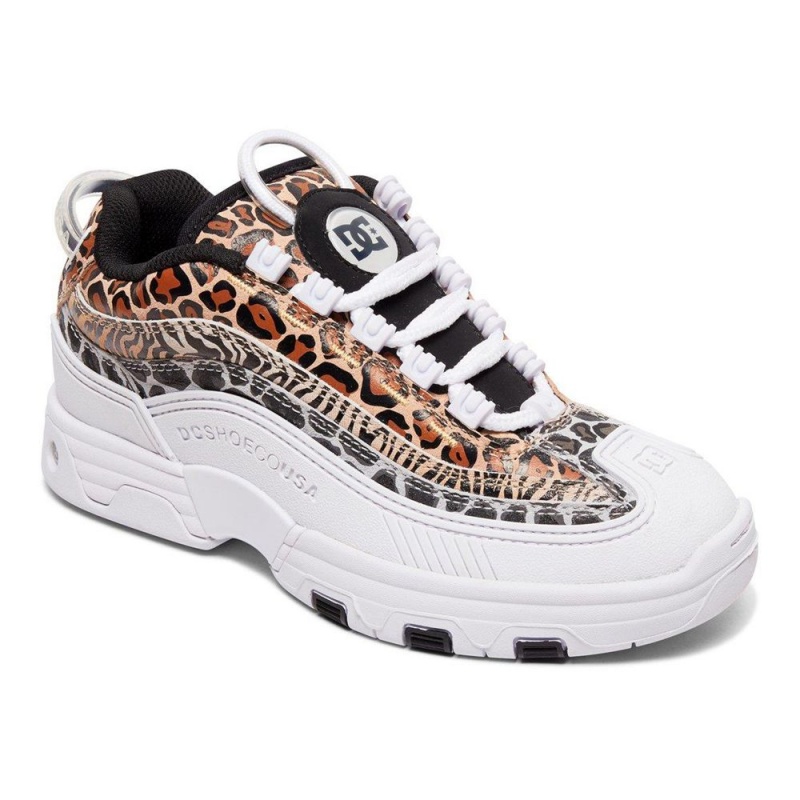 DC Shoes Legacy OG Sportssko Dame Leopard Flerfarvede | IMVN-86072