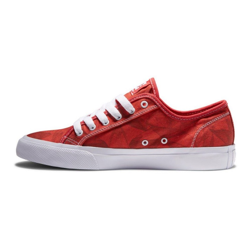 DC Shoes Manual Skate Sko Herre Rød Hvide | REDL-06571