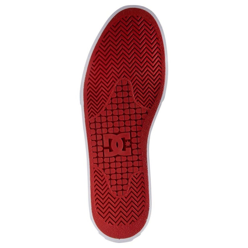 DC Shoes Manual Skate Sko Herre Rød Hvide | REDL-06571