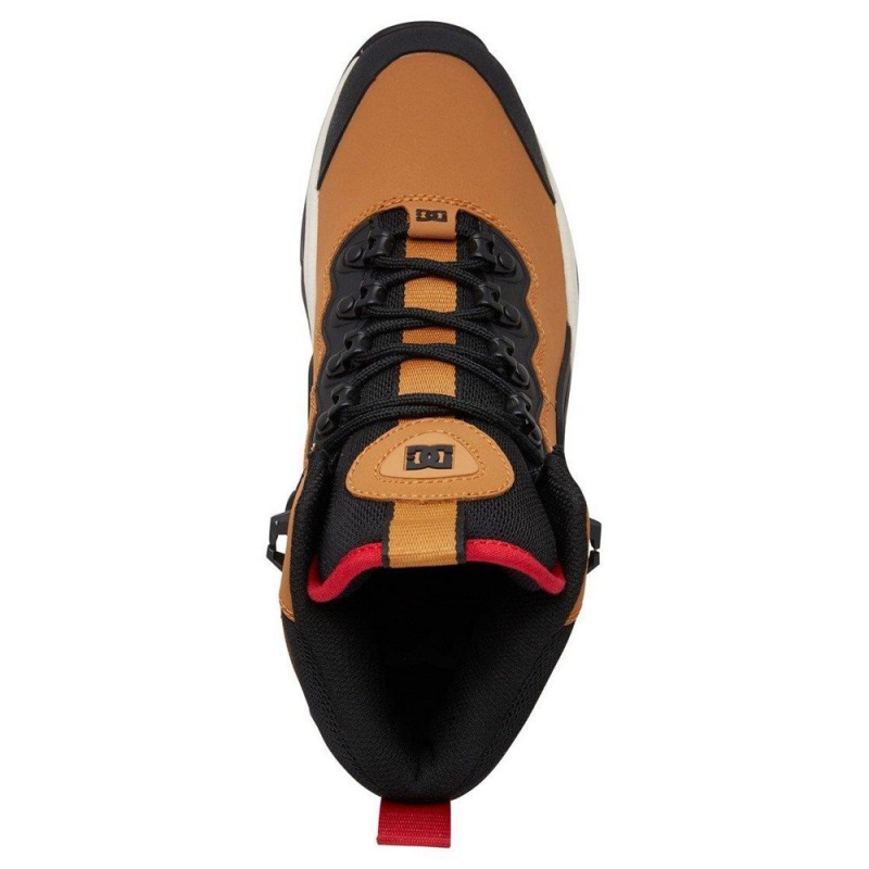 DC Shoes Navigator Støvler Herre Brune Rød | FHBC-06738