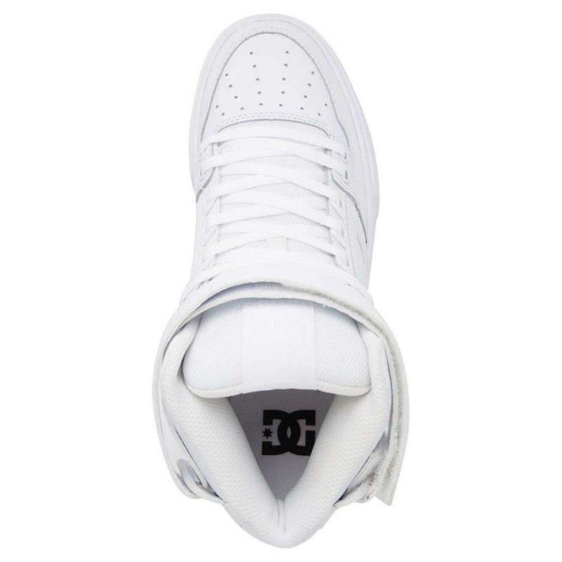 DC Shoes Pure Skate Sko Dame Hvide | XVOF-15976