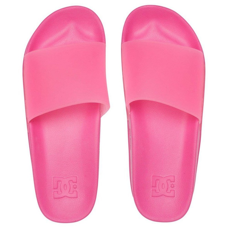 DC Shoes Slides Sandaler Dame Lyserød | NSPC-43715