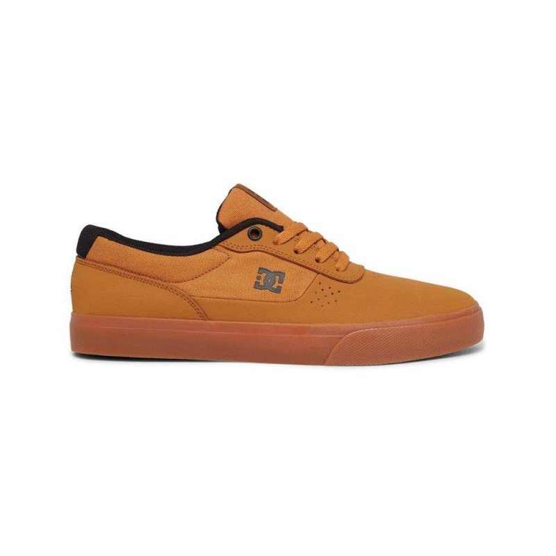 DC Shoes Switch Skate Sko Herre Brune Sort | ZHVB-49163