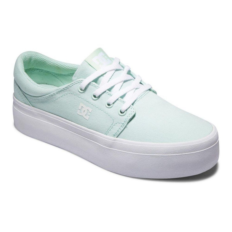 DC Shoes Trase Skate Sko Dame Grøn | YVGZ-12697