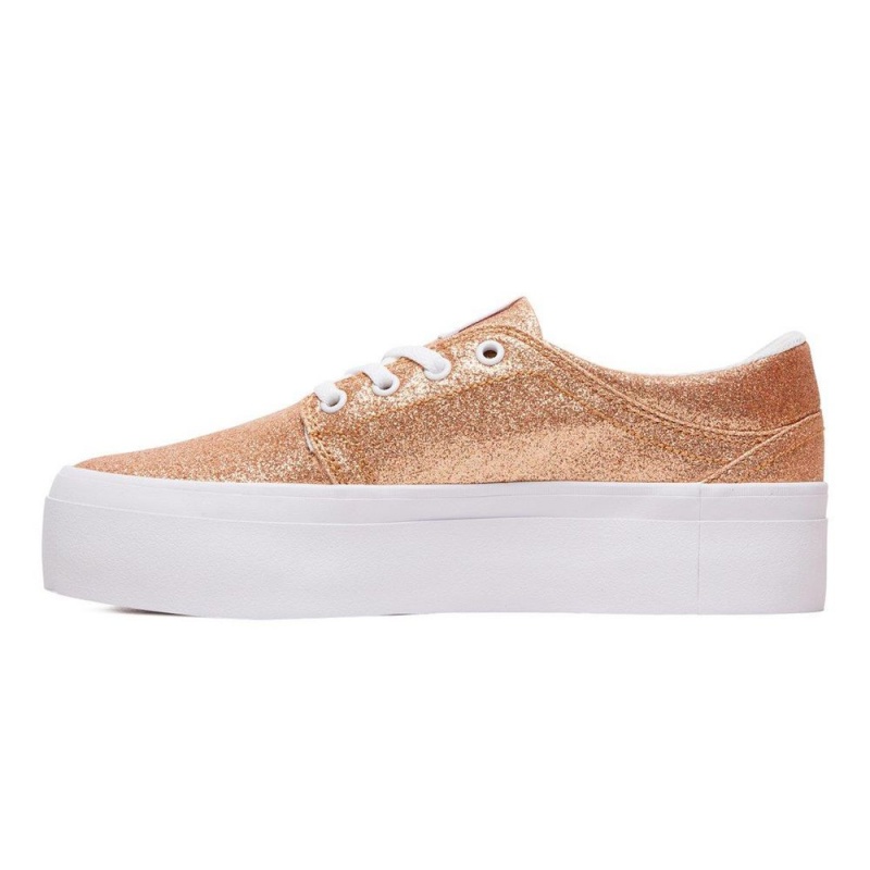 DC Shoes Trase Skate Sko Dame Guld | DYQE-20987