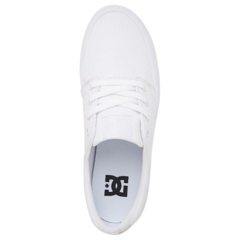 DC Shoes Trase Skate Sko Dame Hvide | LWHY-97531