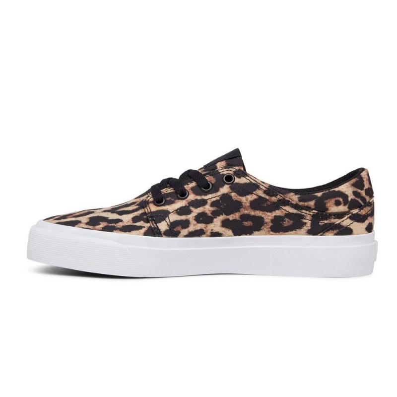 DC Shoes Trase Skate Sko Dame Leopard | QOFC-48709