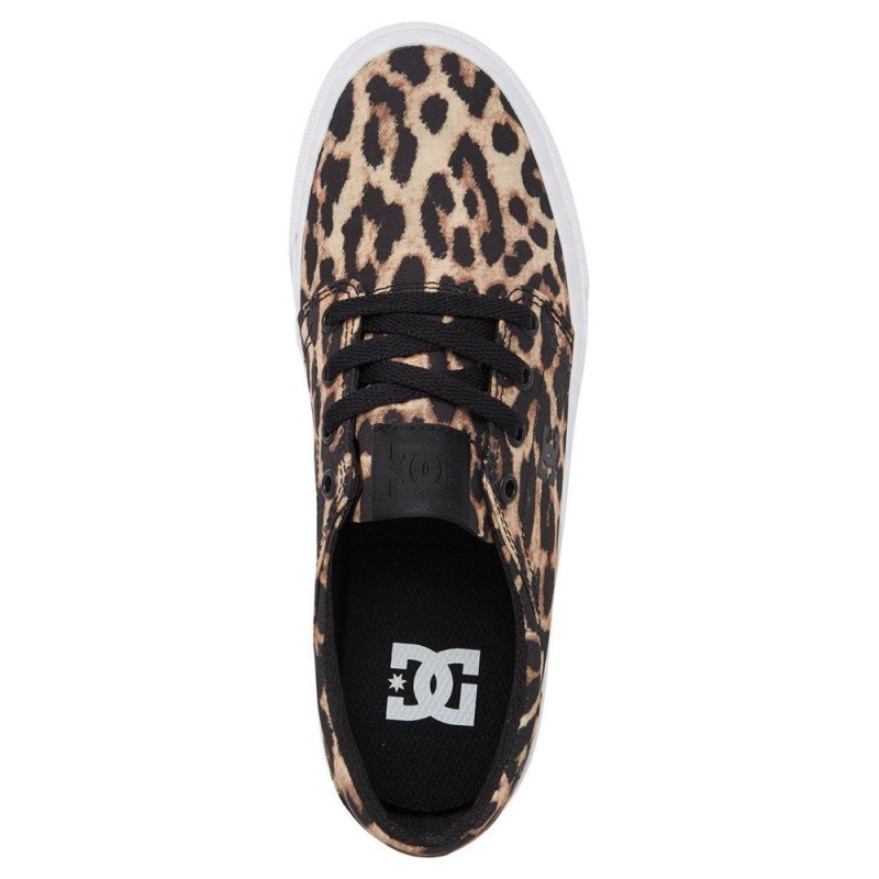 DC Shoes Trase Skate Sko Dame Leopard | QOFC-48709